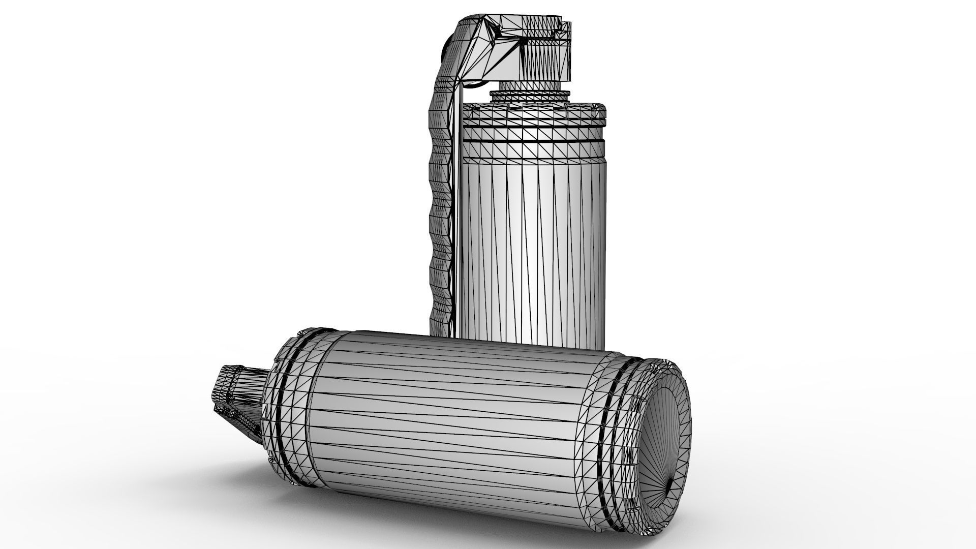 Gas Grenade 3D model_13