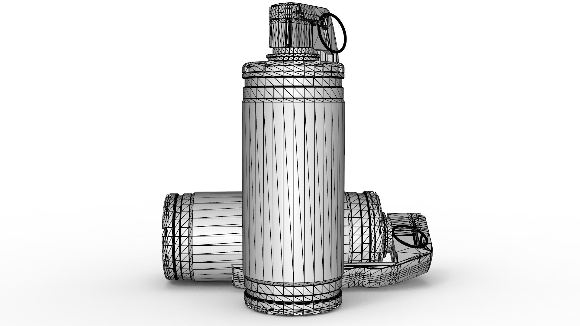Gas Grenade 3D model_10