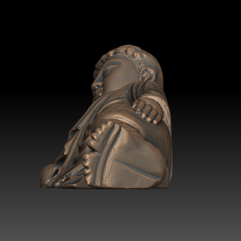 Print Ready 3D Model Lying Buddha statue 3D print model_8