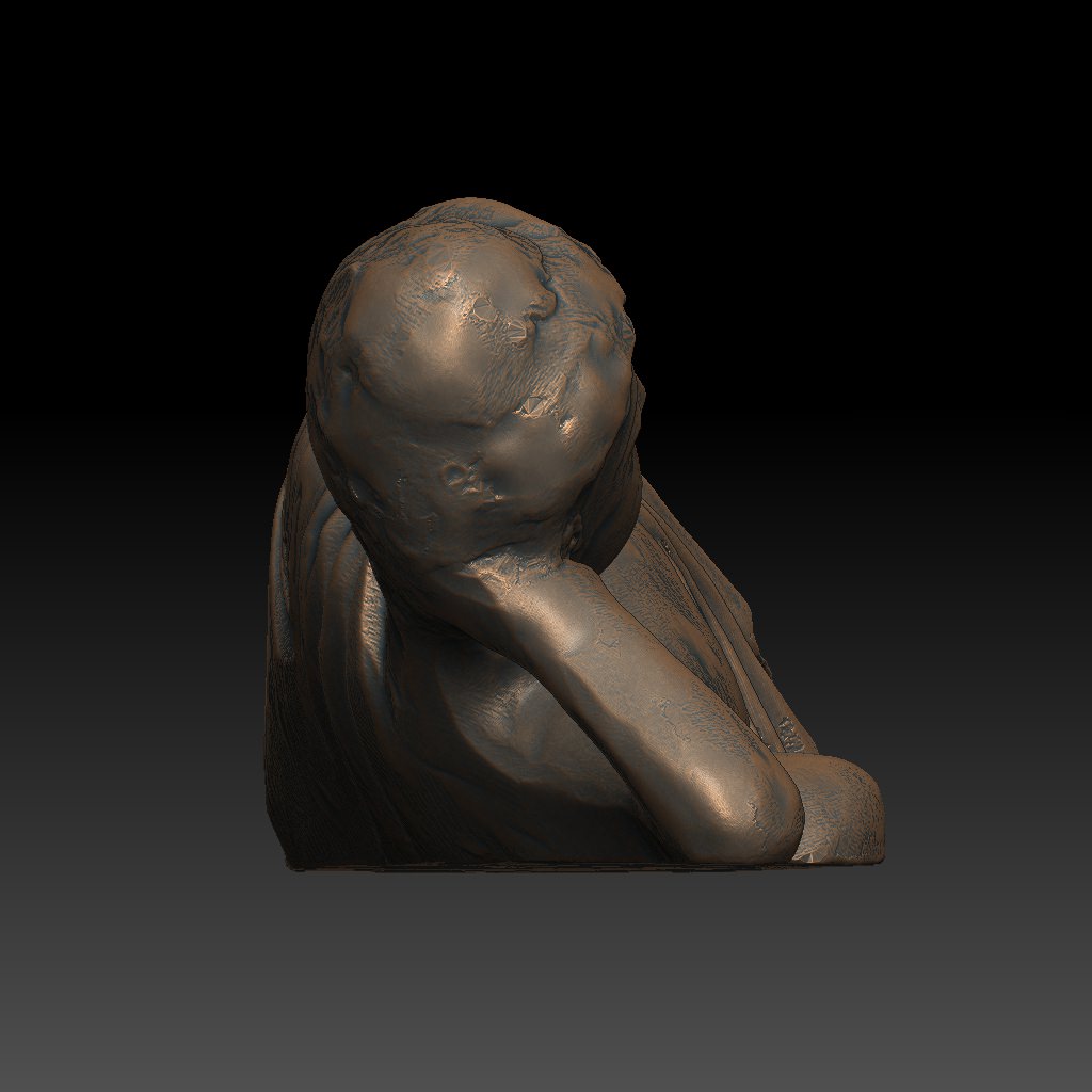 Print Ready 3D Model Lying Buddha statue 3D print model_7