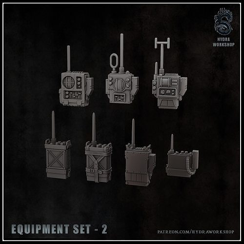 Equipment pack - 2 3D print model