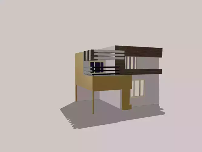 Contemporary Elegance - A Stunning 3D Modern House