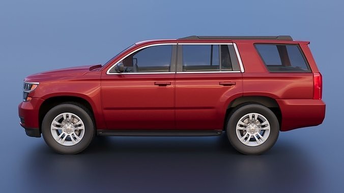 Chevrolet Tahoe 2015  3D print model 4