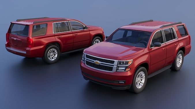 Chevrolet Tahoe 2015  3D print model 2
