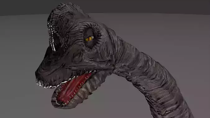 Brachiosaurus Dinosaur Low-poly 3D model