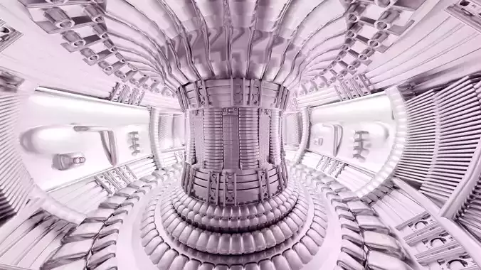 Nuclear fusion reactor 3D model
