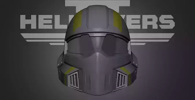 Helldivers 2 Helmet 3D print model