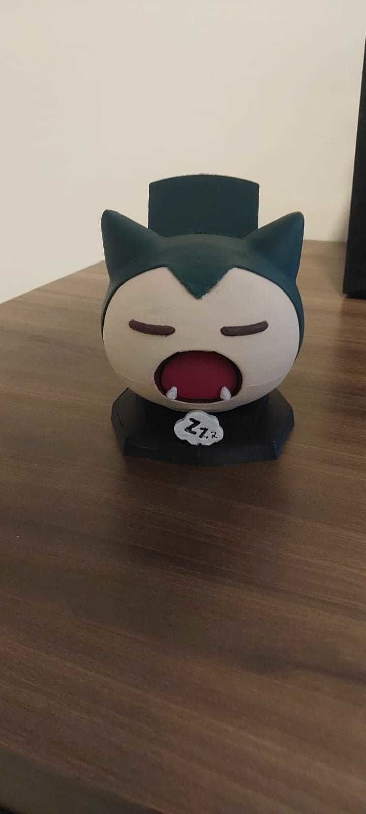 SNORLAX JOYSTICK CONTROLLER STAND 3D print model_1