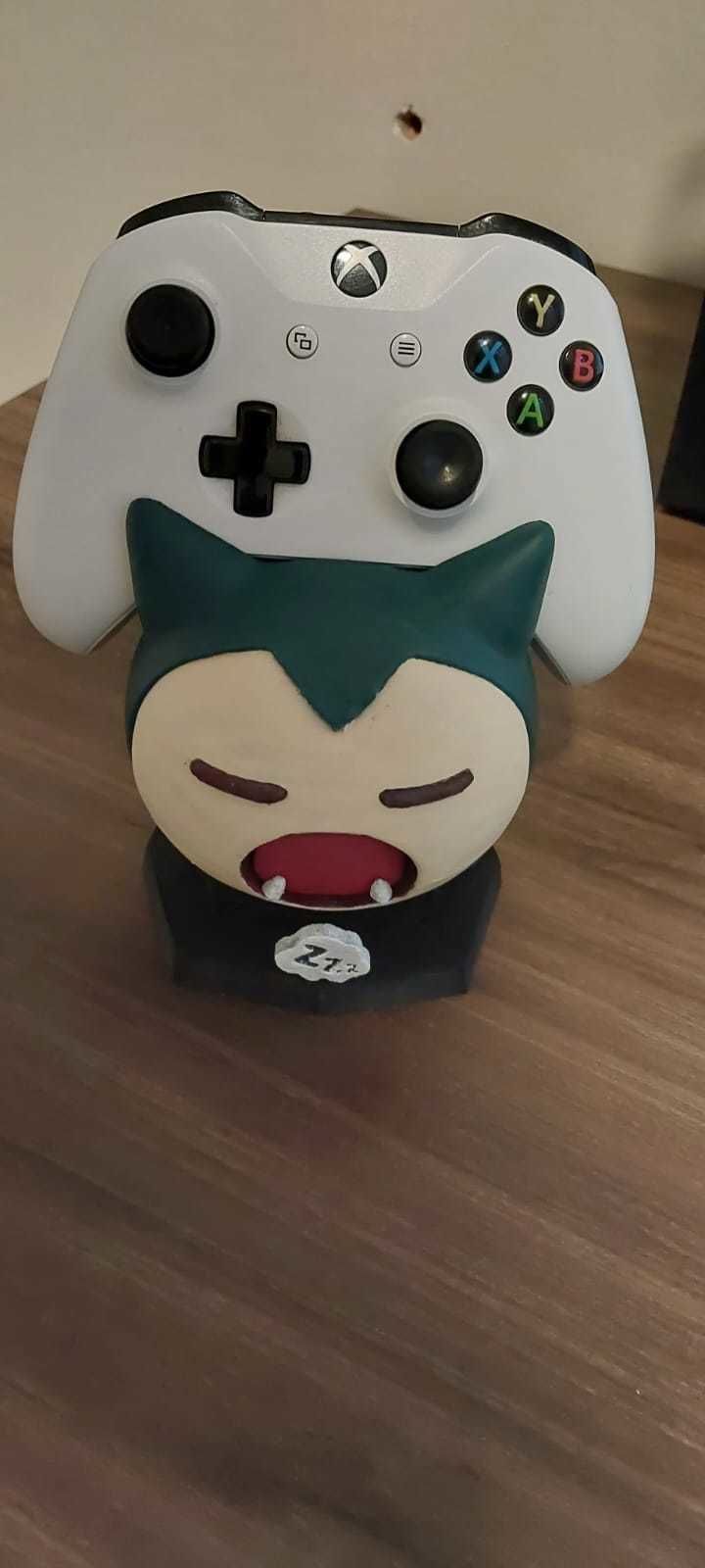 SNORLAX JOYSTICK CONTROLLER STAND 3D print model_6