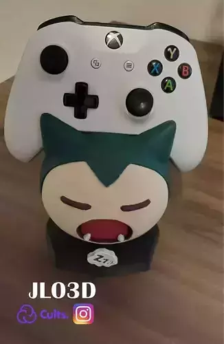 SNORLAX JOYSTICK CONTROLLER STAND 3D print model