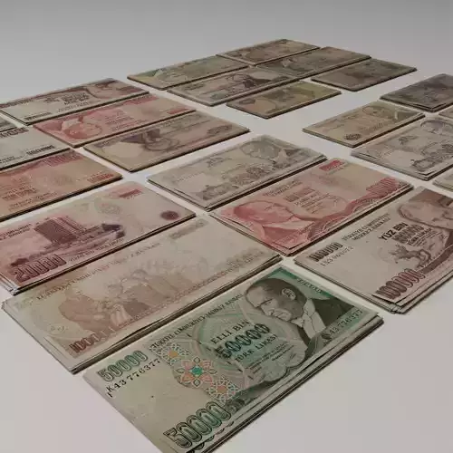 Old money modeling 1970 Turkish lira
