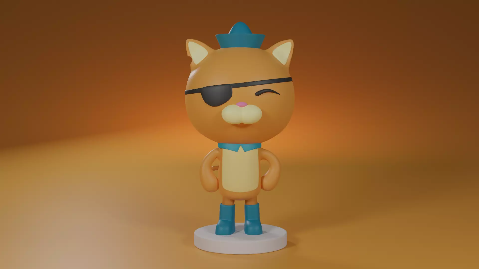 Kwazii Octonauts 3D print model_0