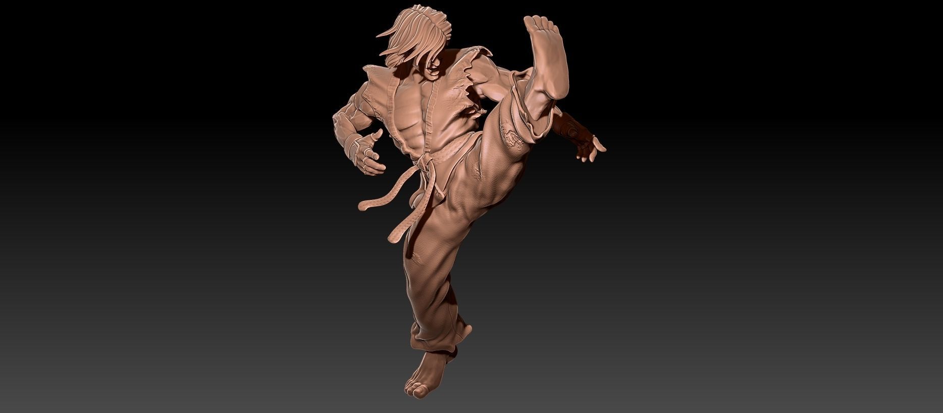 SF2 Bonus Stage Printable Diorama  3D print model_19