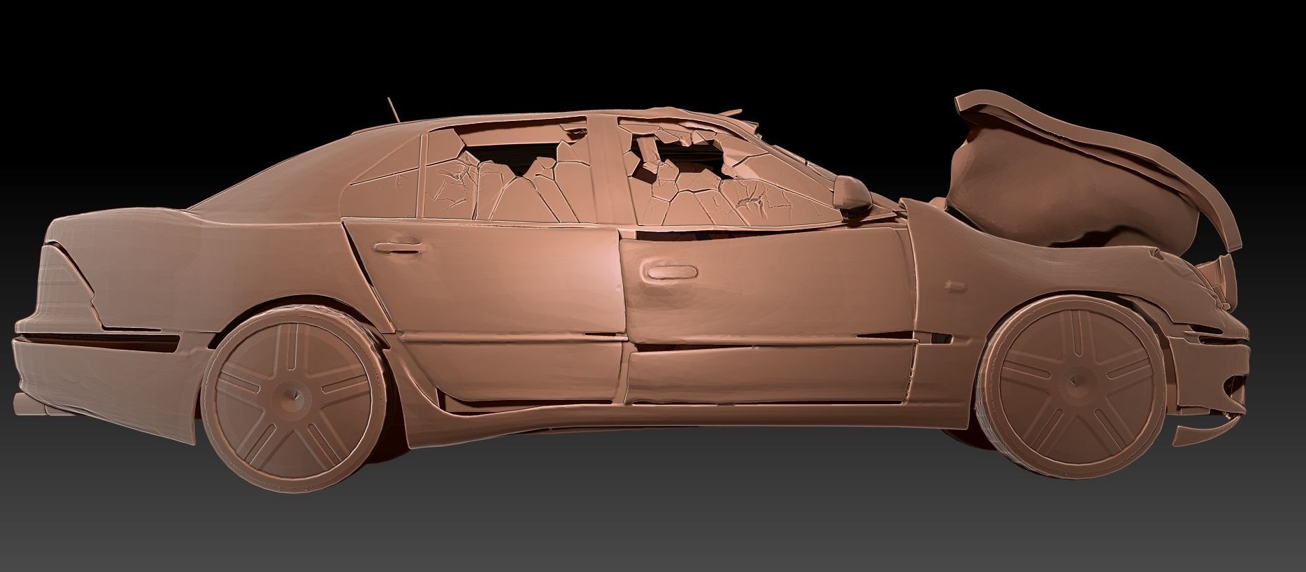 SF2 Bonus Stage Printable Diorama  3D print model_2