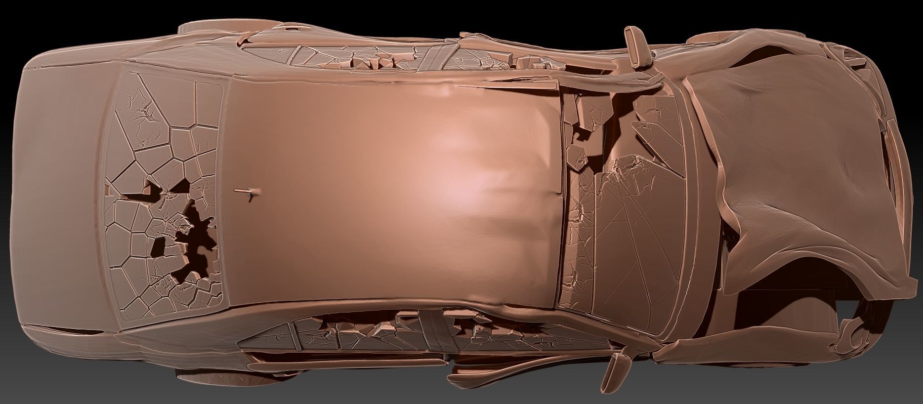 SF2 Bonus Stage Printable Diorama  3D print model_8