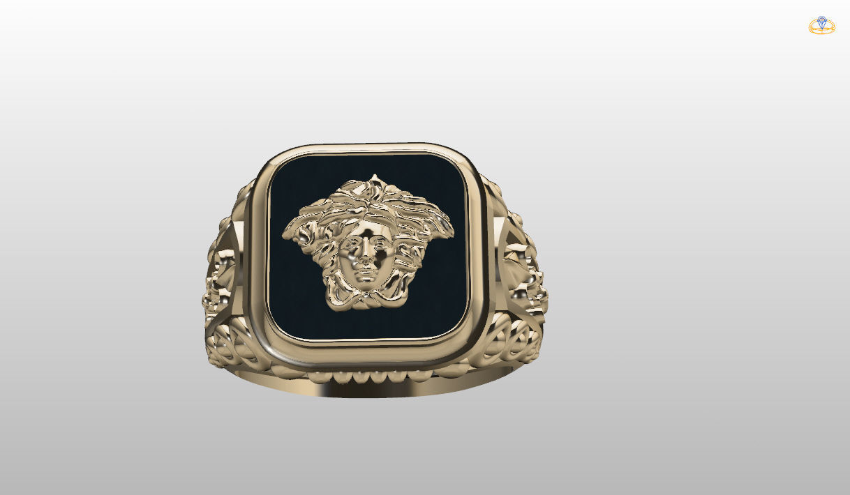 Mens Ring 3D print model  3D print model_1