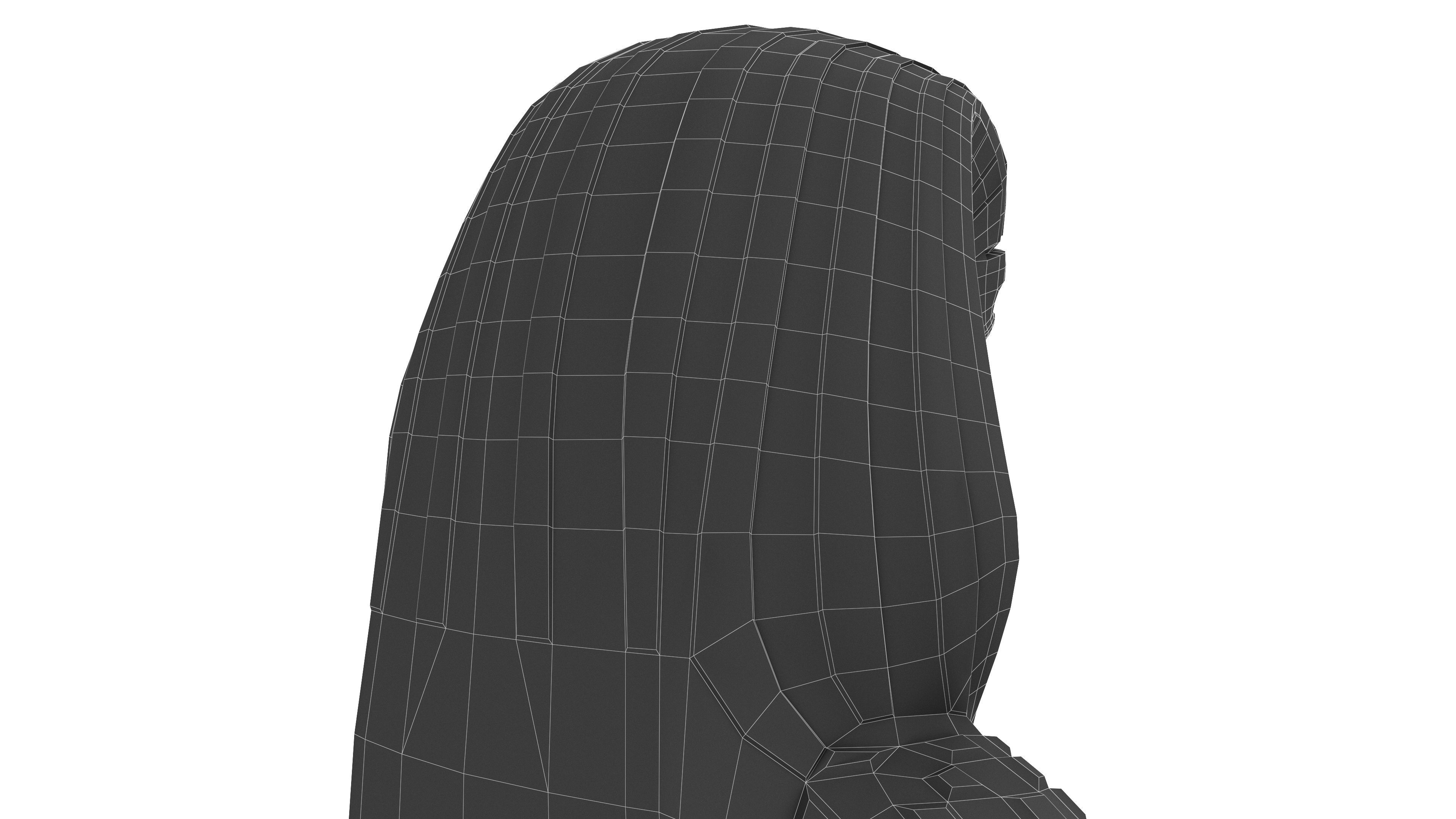 Pharaoh Sarcophagus 4K Low-poly 3D model_19