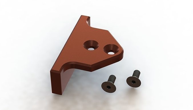 Woodpeckers Woodworking Rule - 12 inch with Hook Stop 3D model