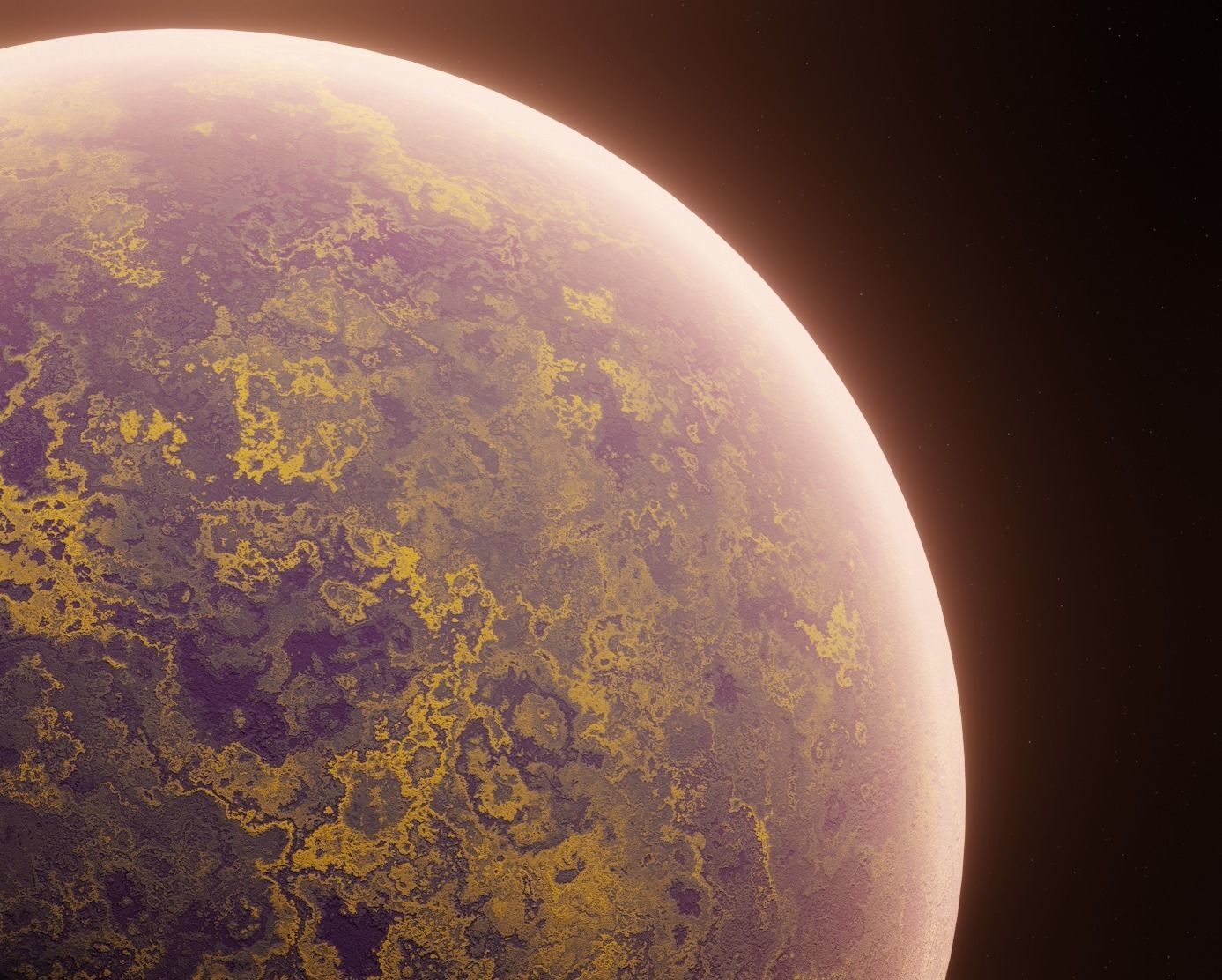 Planet Space Ready to game Low-poly 3D model_10