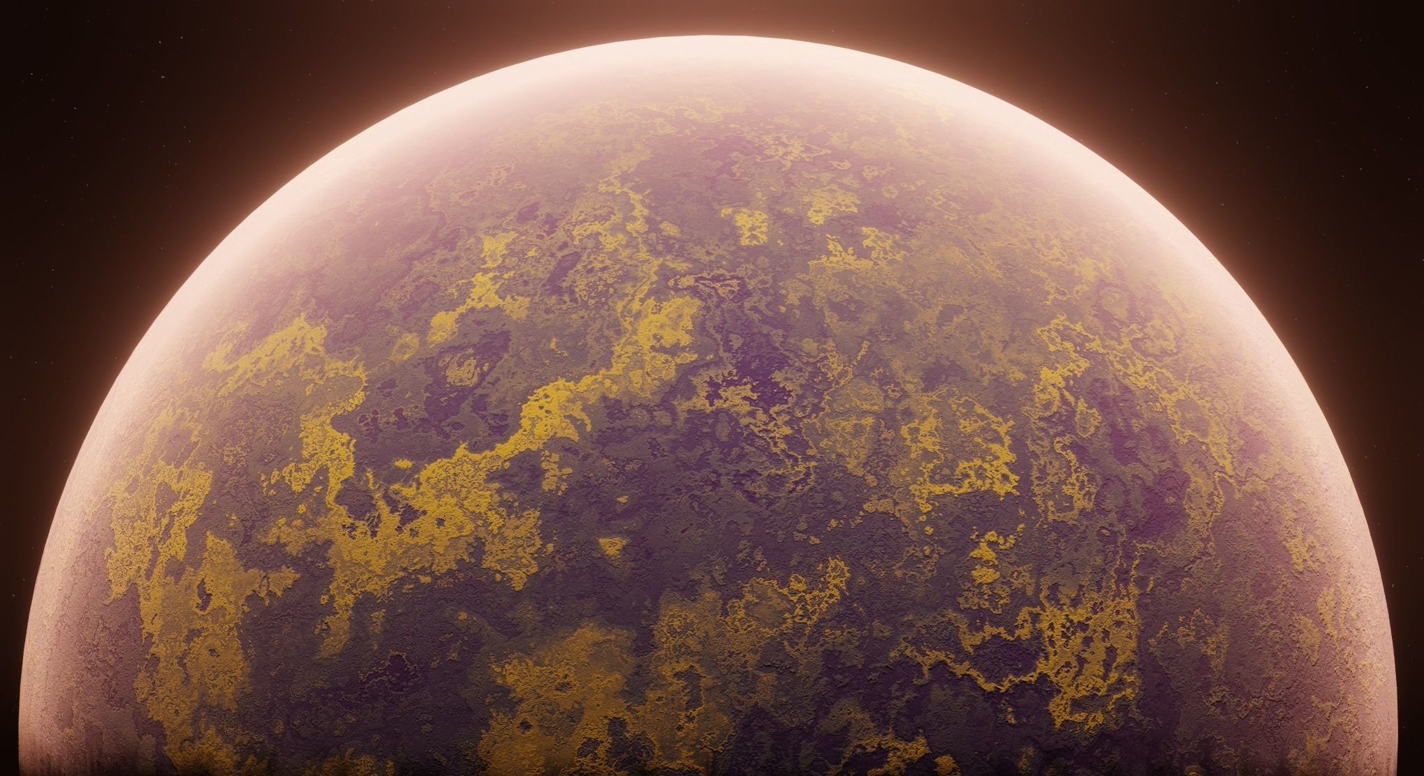 Planet Space Ready to game Low-poly 3D model_2