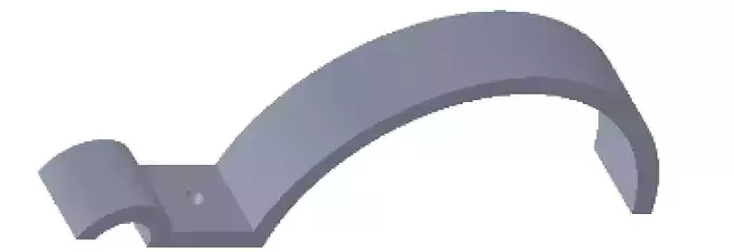 Right Air Tank Mounting Bracket