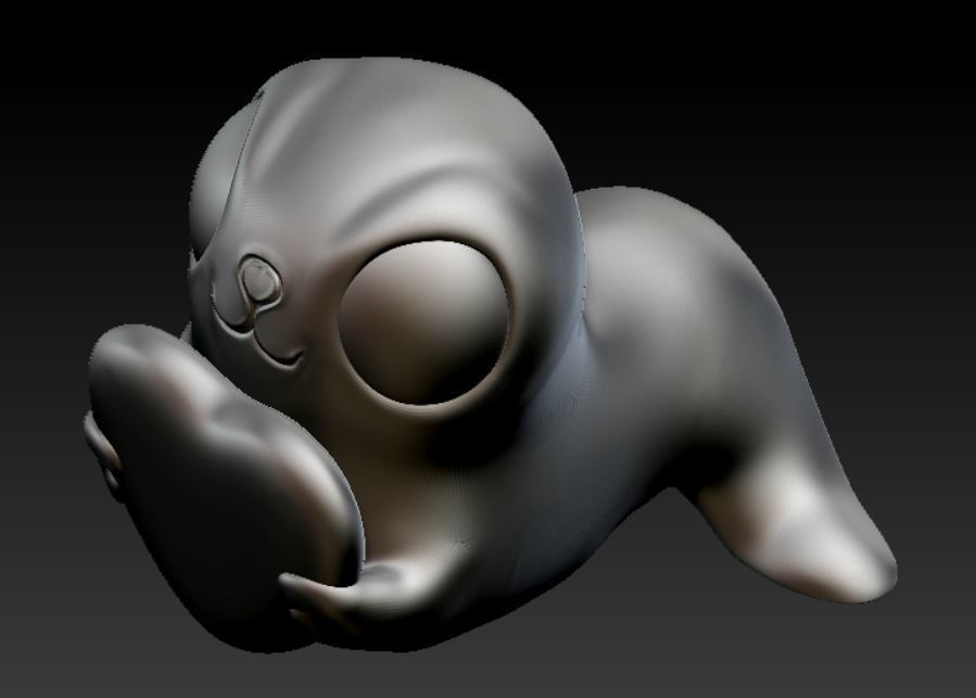 CuteSeal 3D model_3