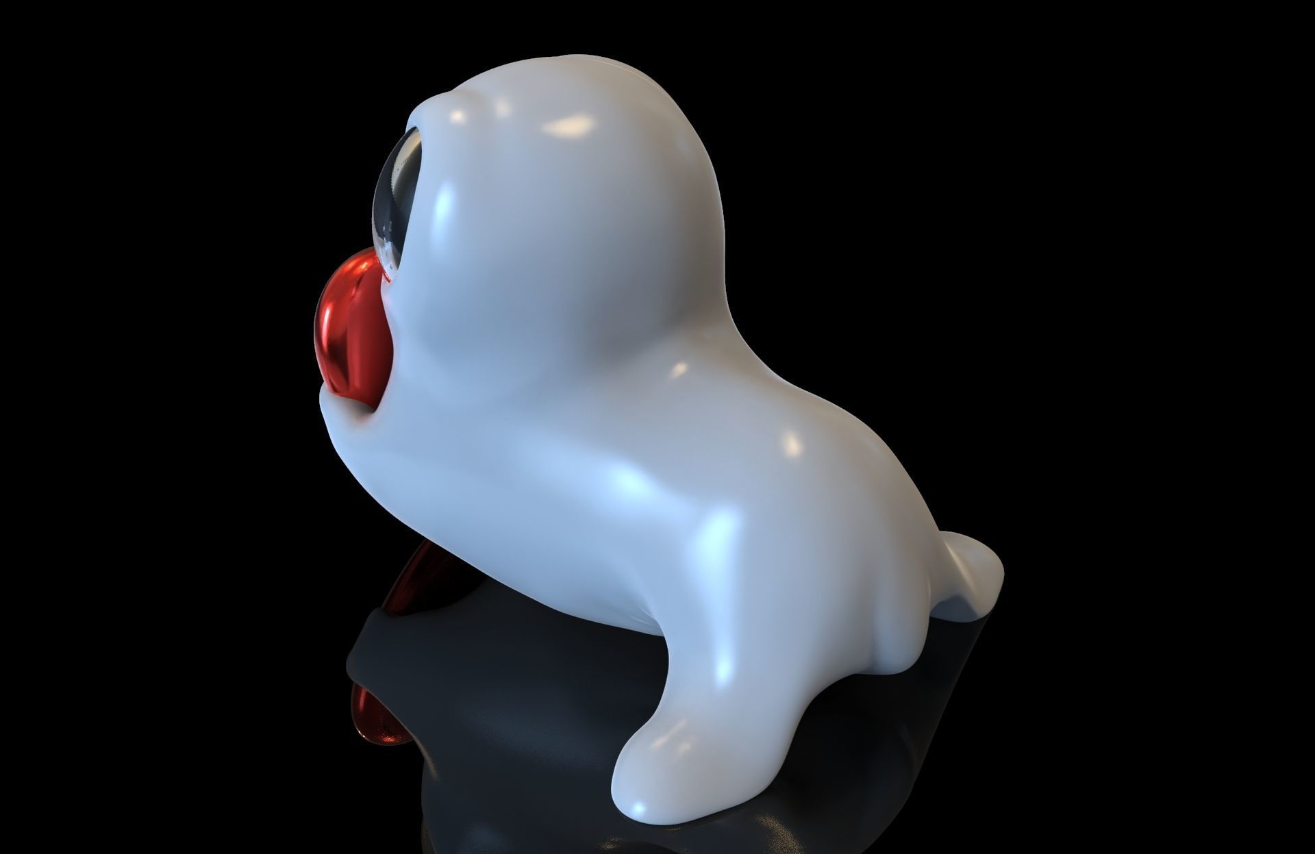 CuteSeal 3D model_2