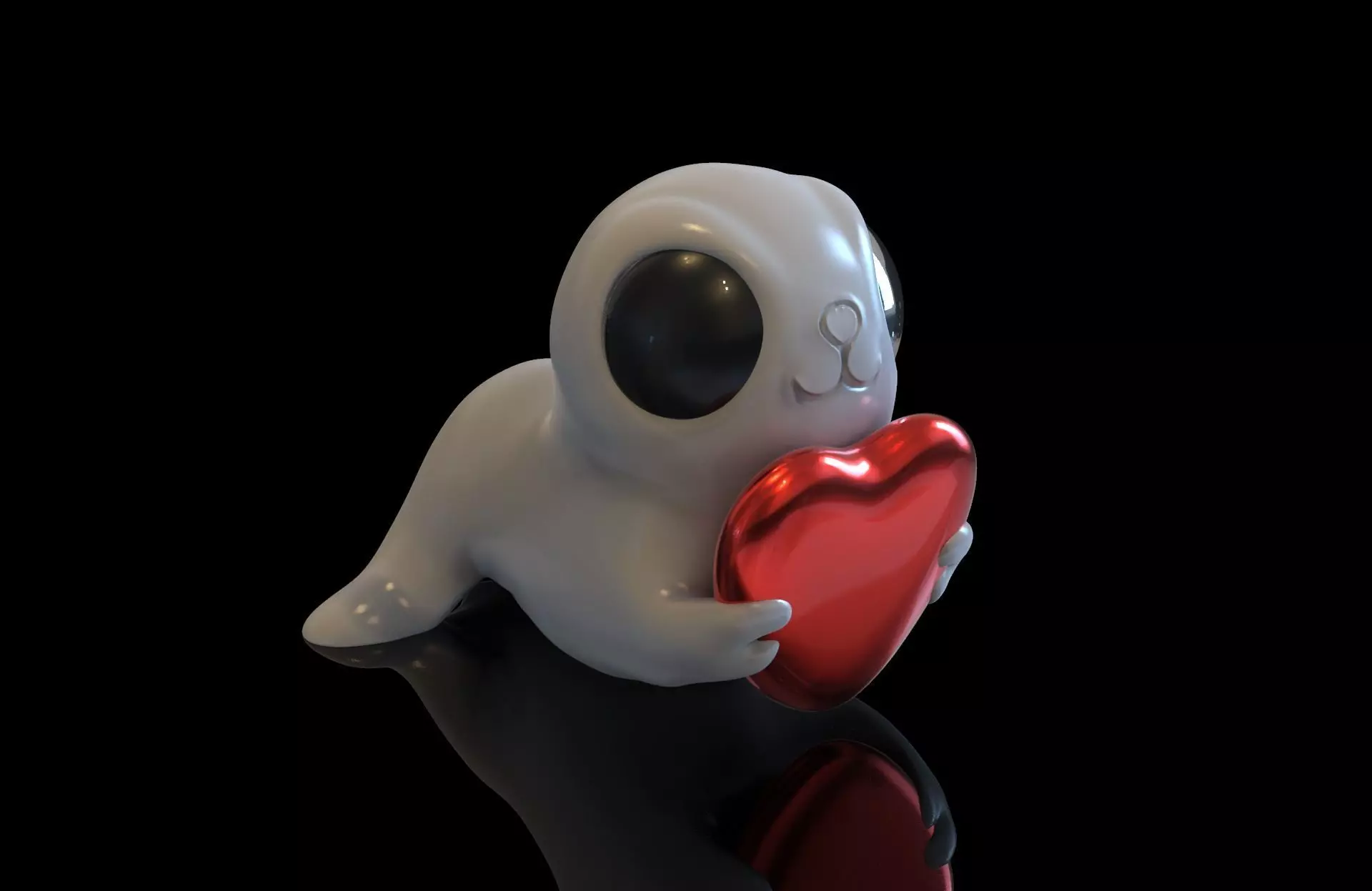 CuteSeal 3D model_0