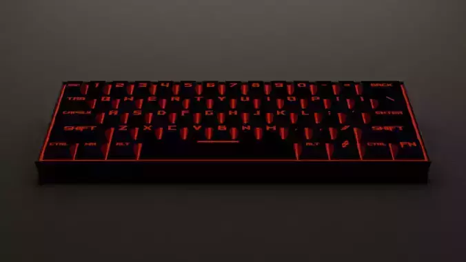 Gaming Keyboard 3D model
