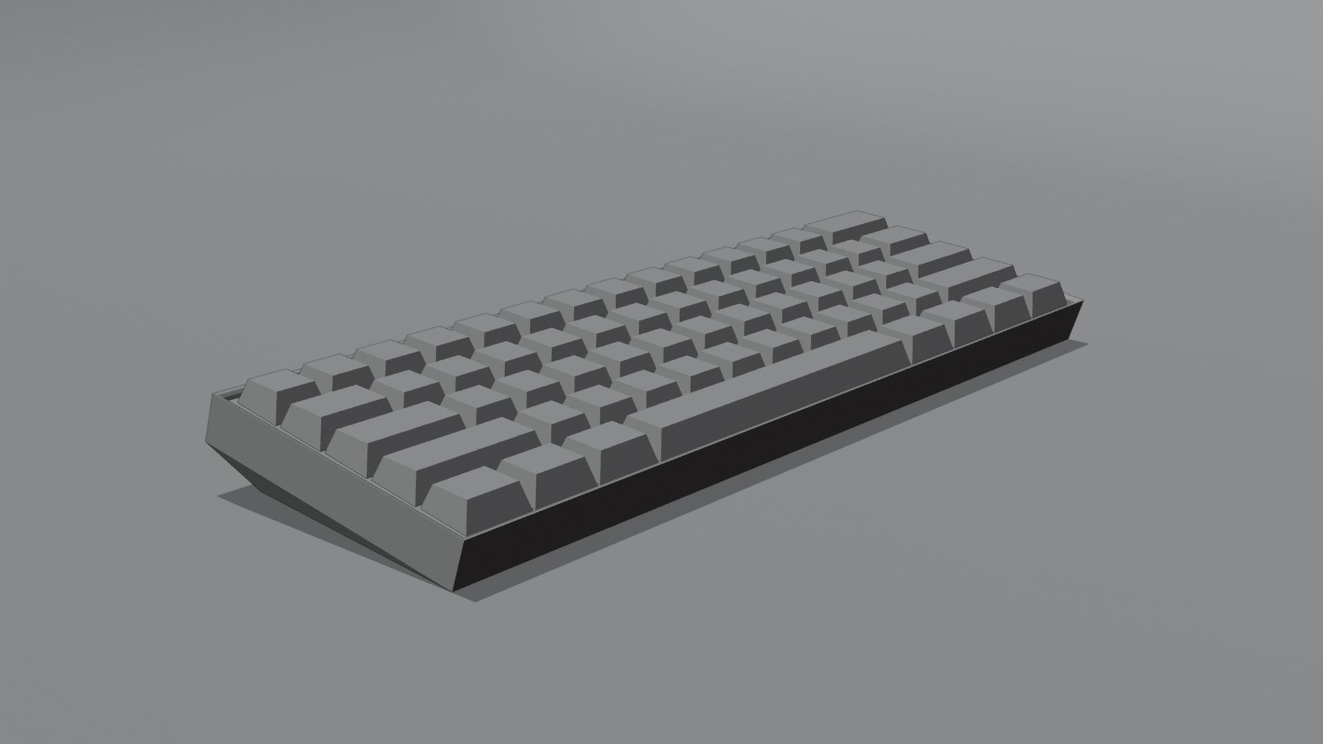 Gaming Keyboard 3D model_3