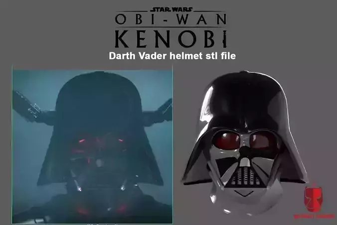 Darth Vader Kenobi Series STL file for 3d print V2
