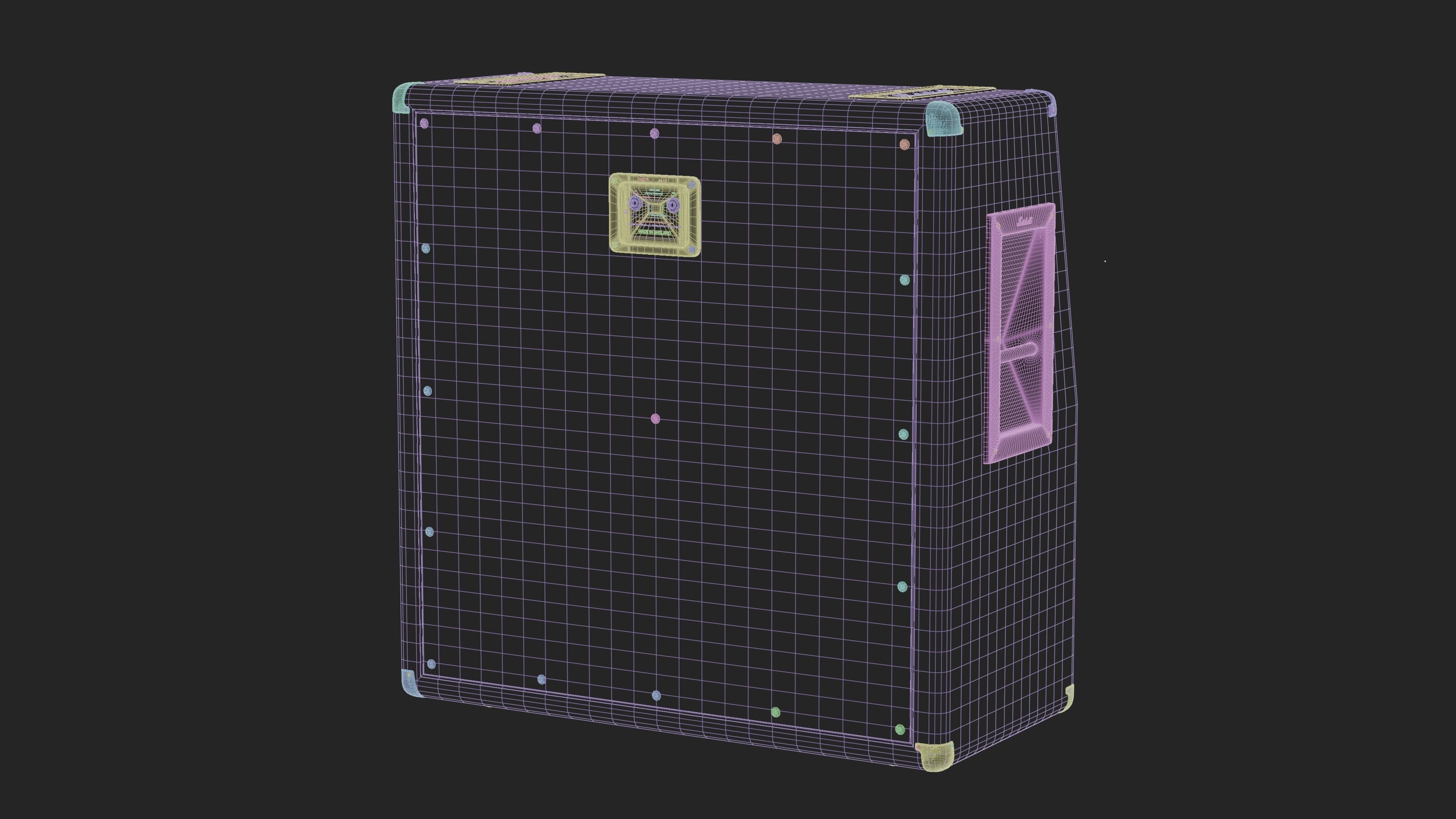 Guitar Cabinet Marshall 1960 Lead  3D model_4