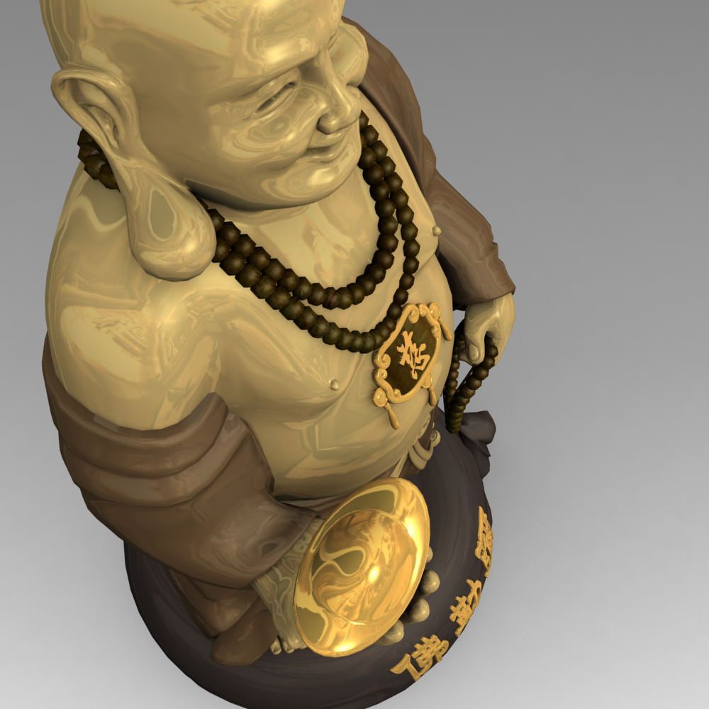 3D Models Maitreya Buddha Statue 3D model_7