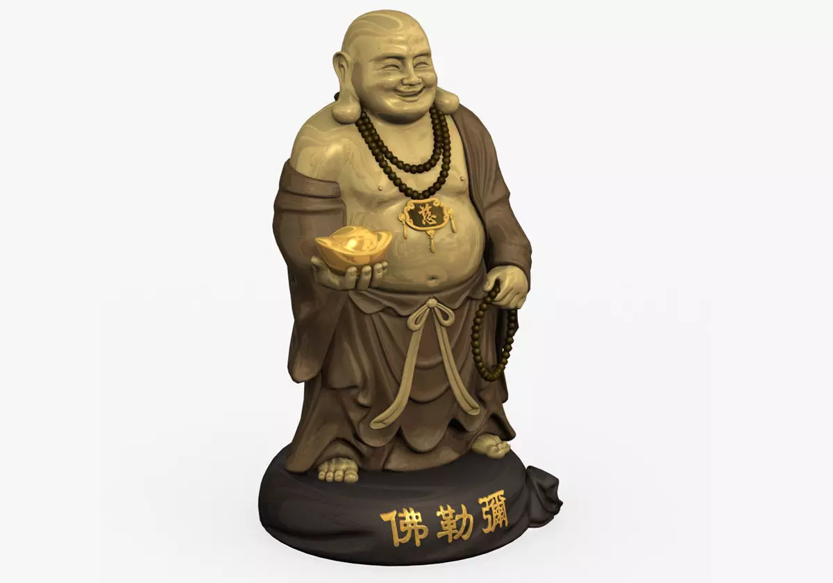 3D Models Maitreya Buddha Statue 3D model_0
