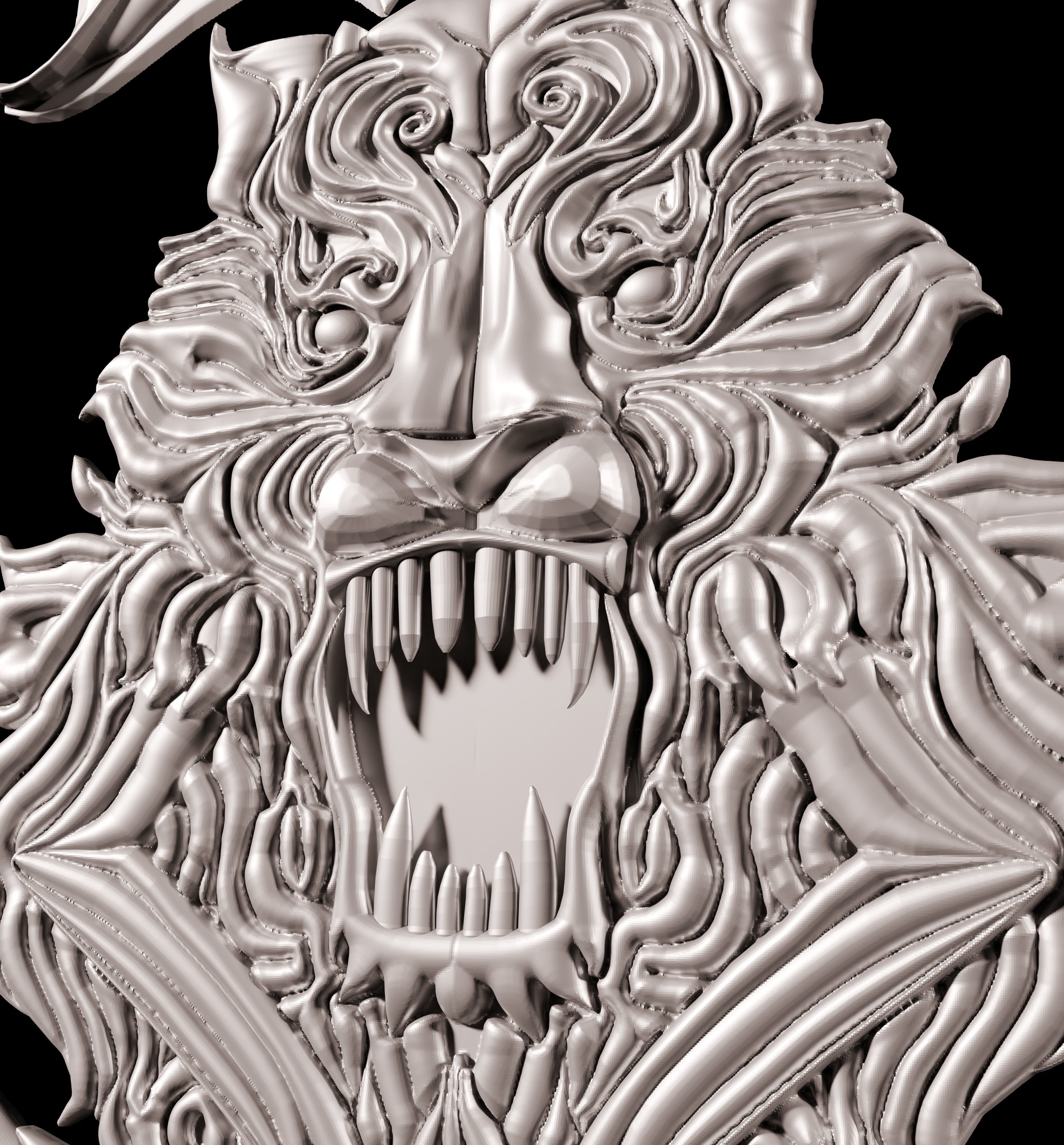 Alucard shield 3D print model_2