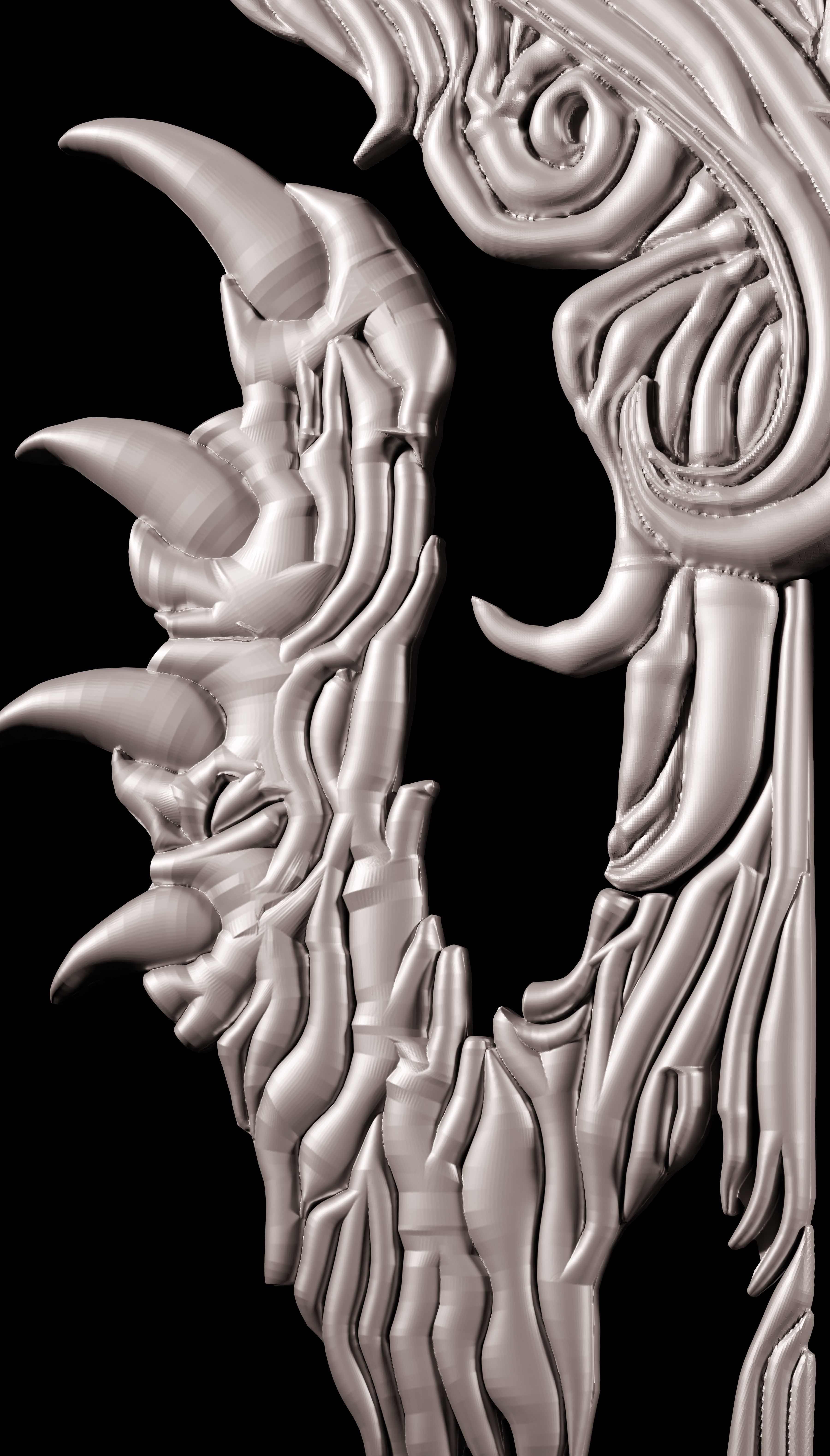 Alucard shield 3D print model_3