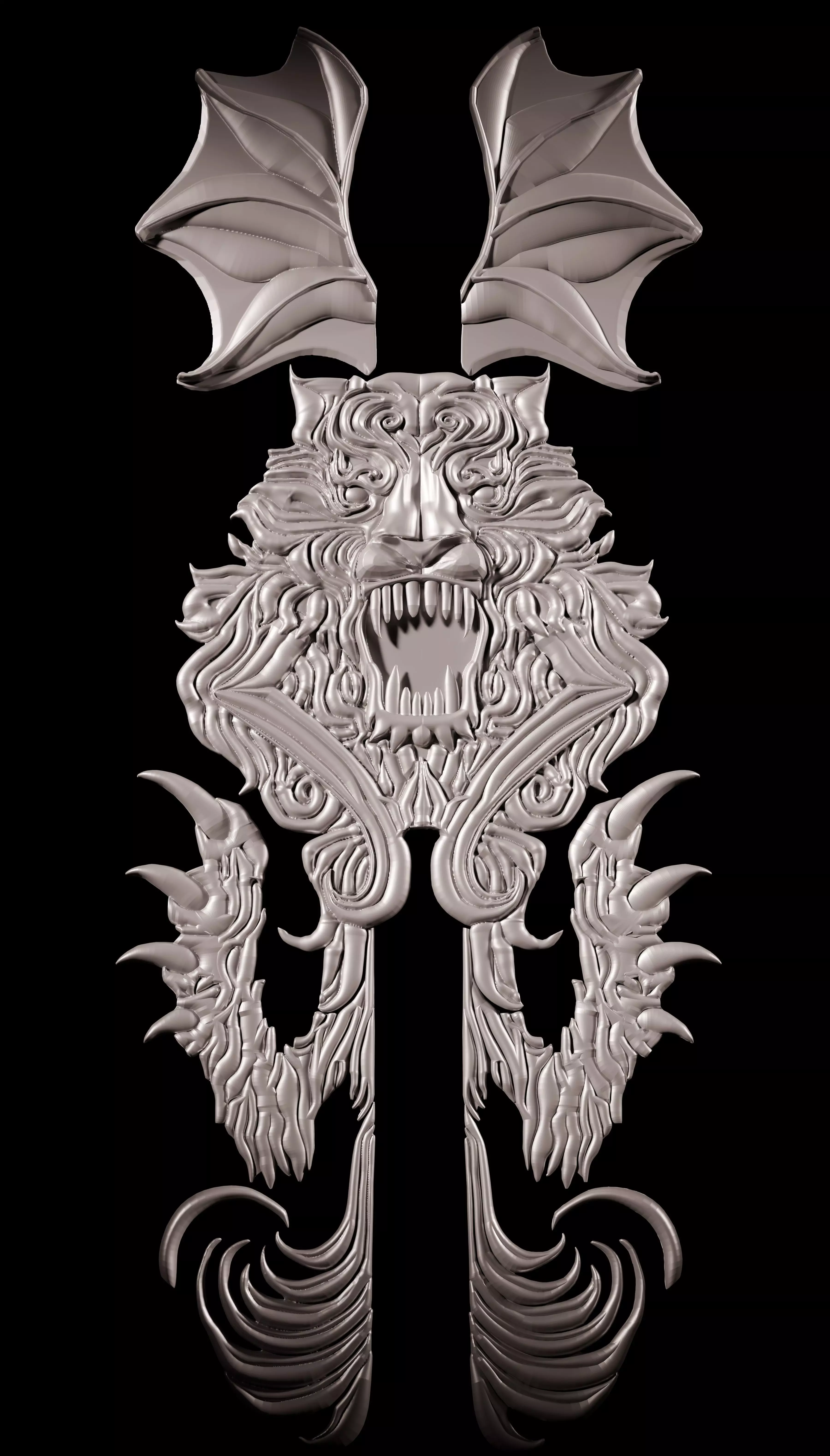 Alucard shield 3D print model_0