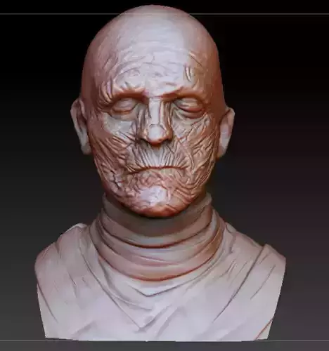 The Mummy Boris Karloff life size scale bust