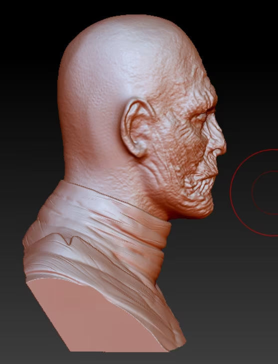 The Mummy Boris Karloff life size scale bust 3D print model_4