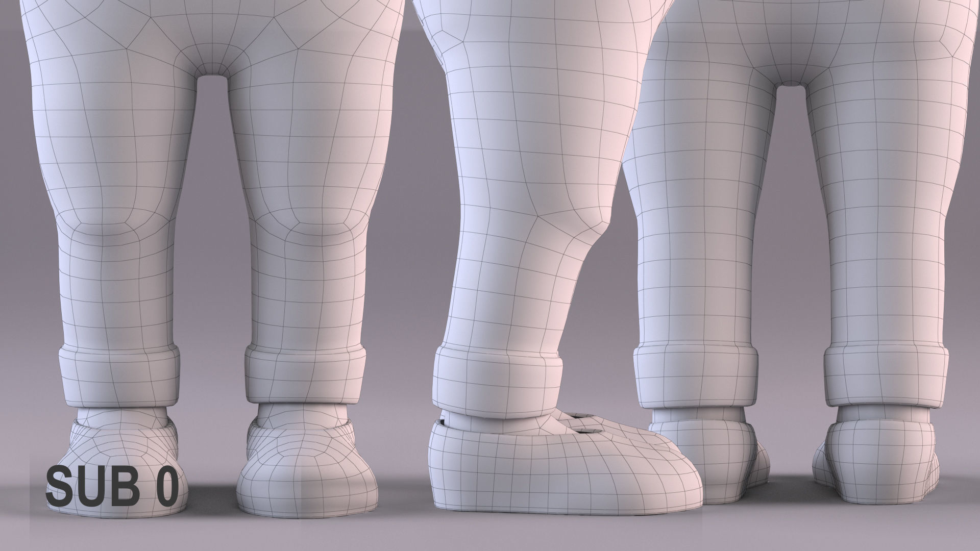 Cartoon Baby - Rigged Low-poly 3D model_20