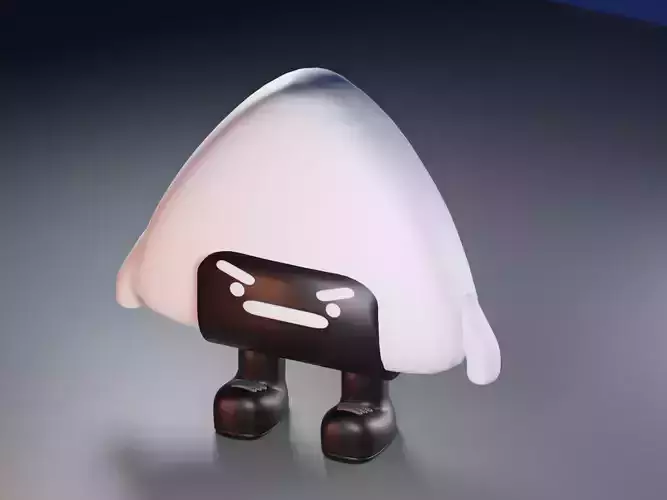Onigiri Cute Fan Art Toy 3D print model