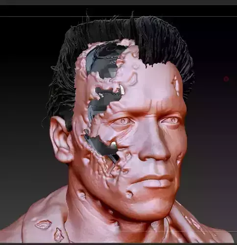 Terminator 2   PHASE 4 Full size scale bust