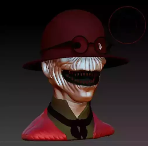 the conjuring 2 Crooked man life size scale bust