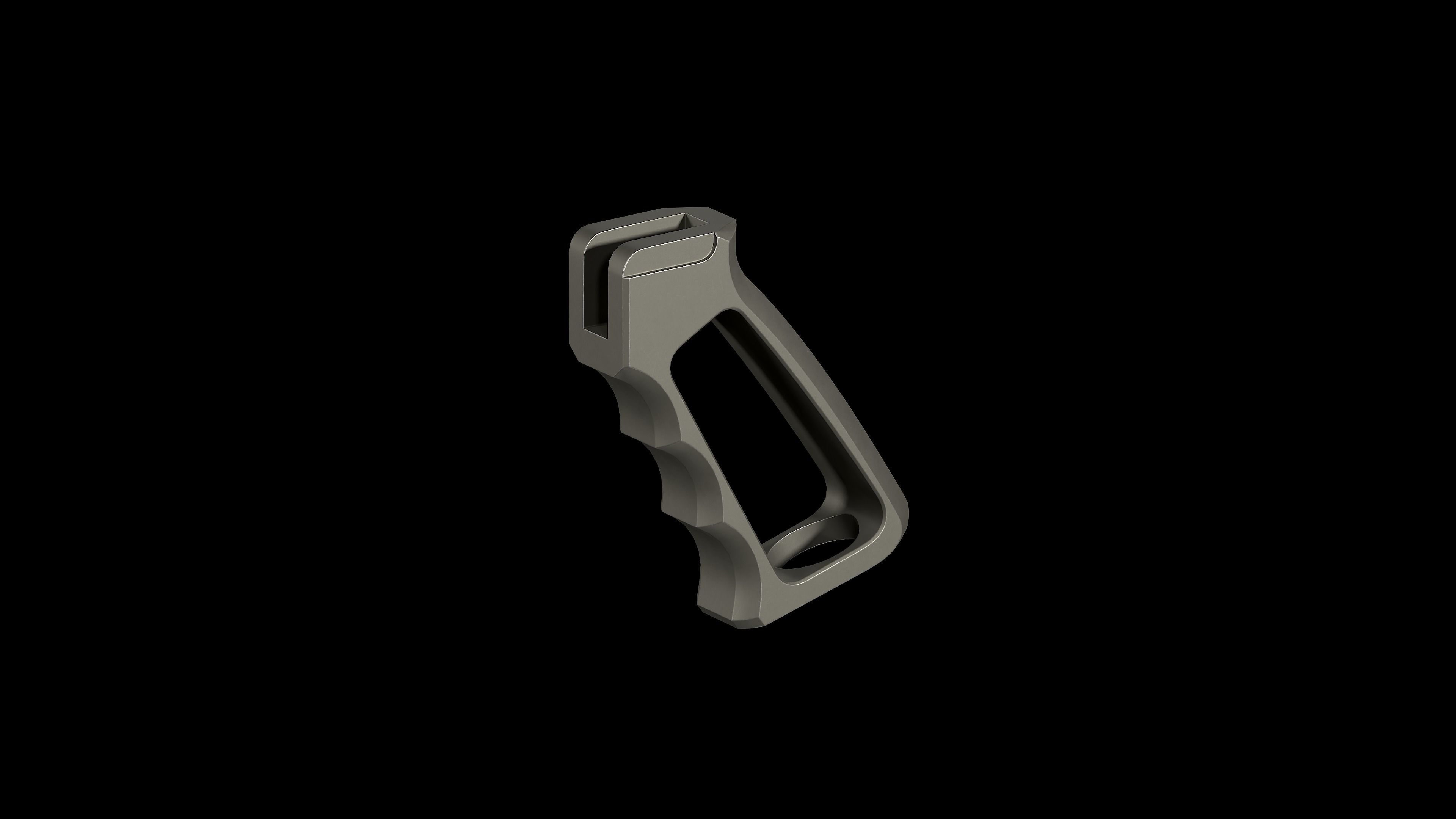 Guntec Ultralight Series Pistol Grip Gen2 Low-poly 3D model_8