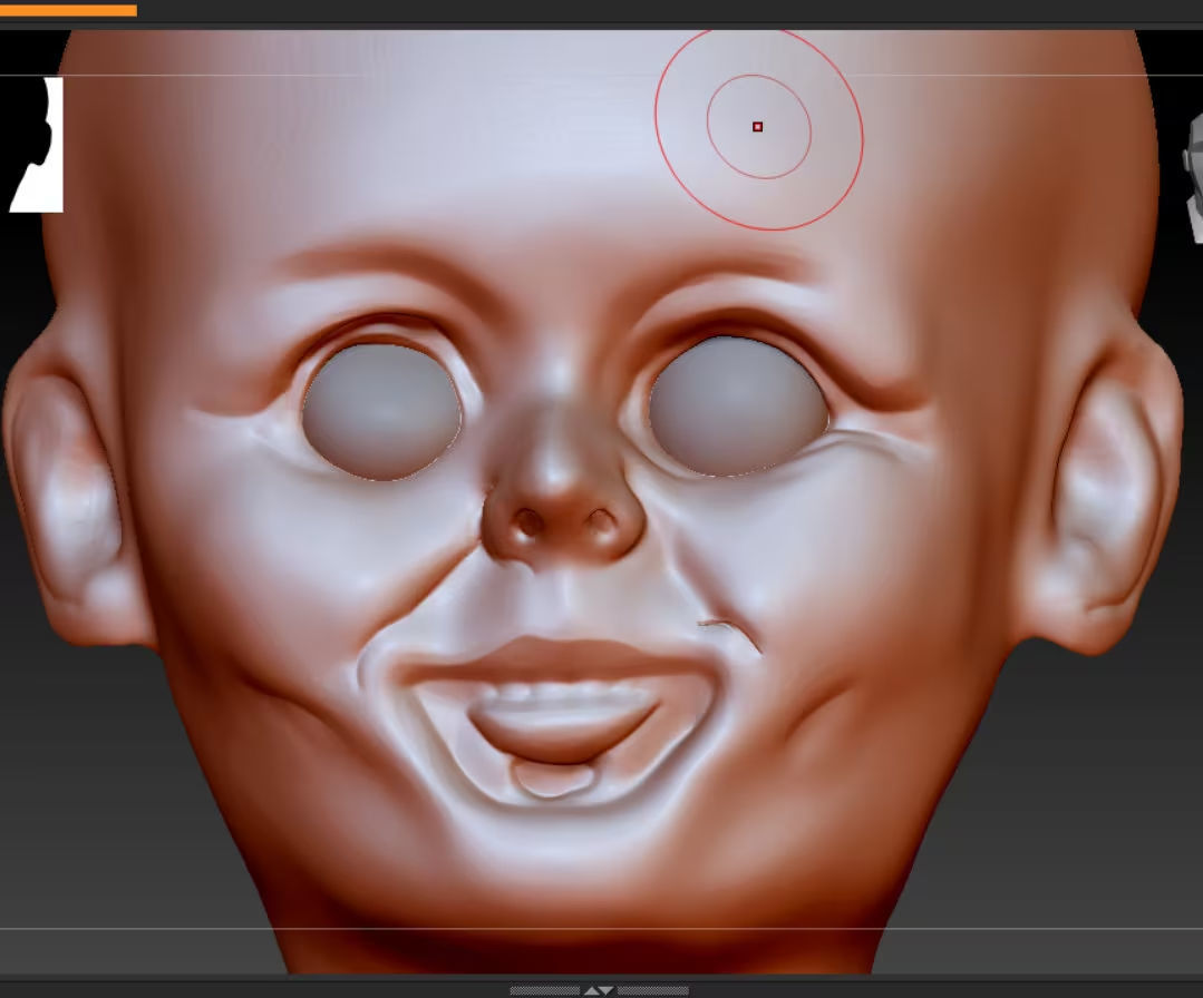 Annabelle doll lifesize scale doll parts 3D print model_7