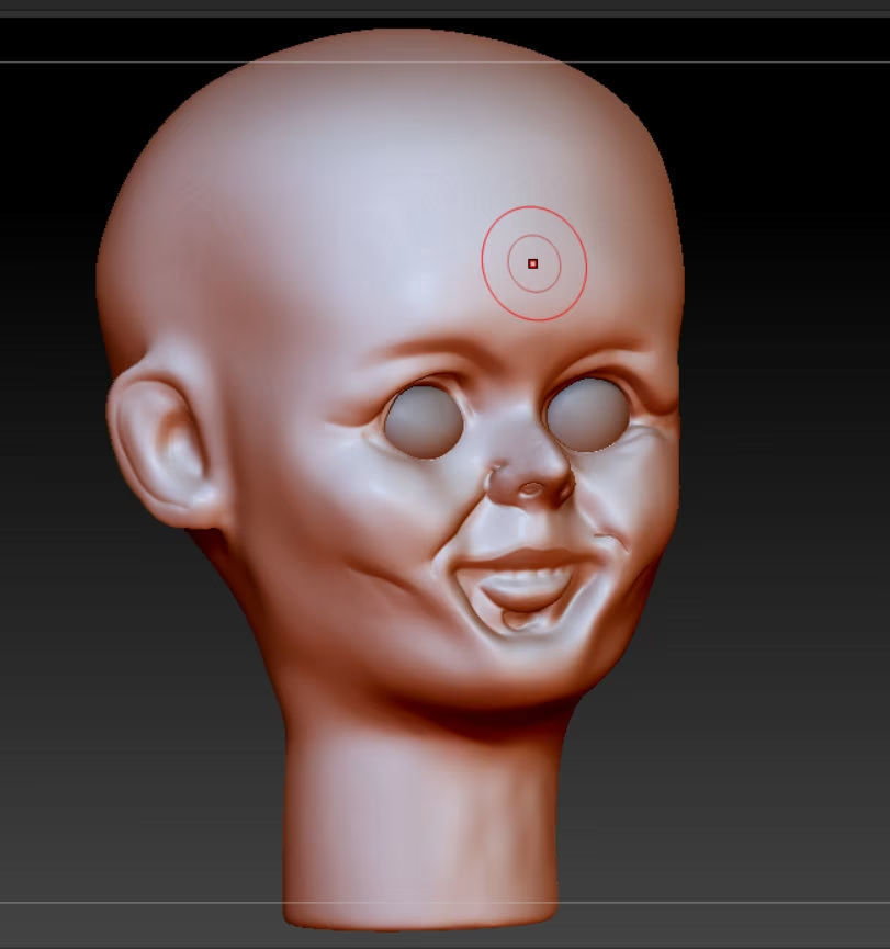 Annabelle doll lifesize scale doll parts 3D print model_6