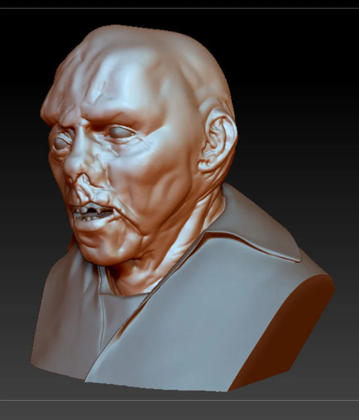 Friday the 13th Jason life size scale bust 3D print model_2