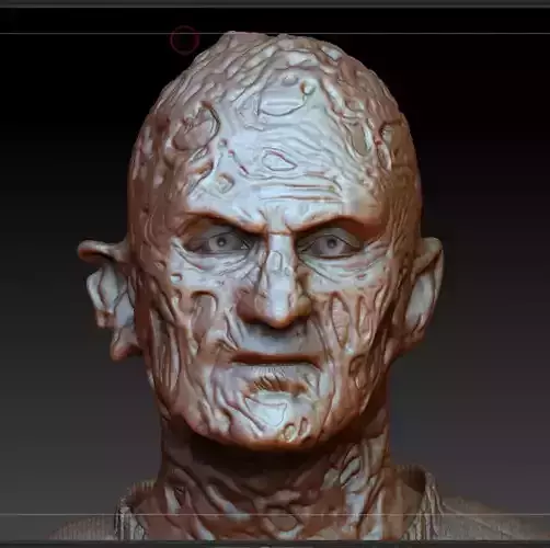 Nightmares on elm street  Freddy Krueger  lifesize scale bust