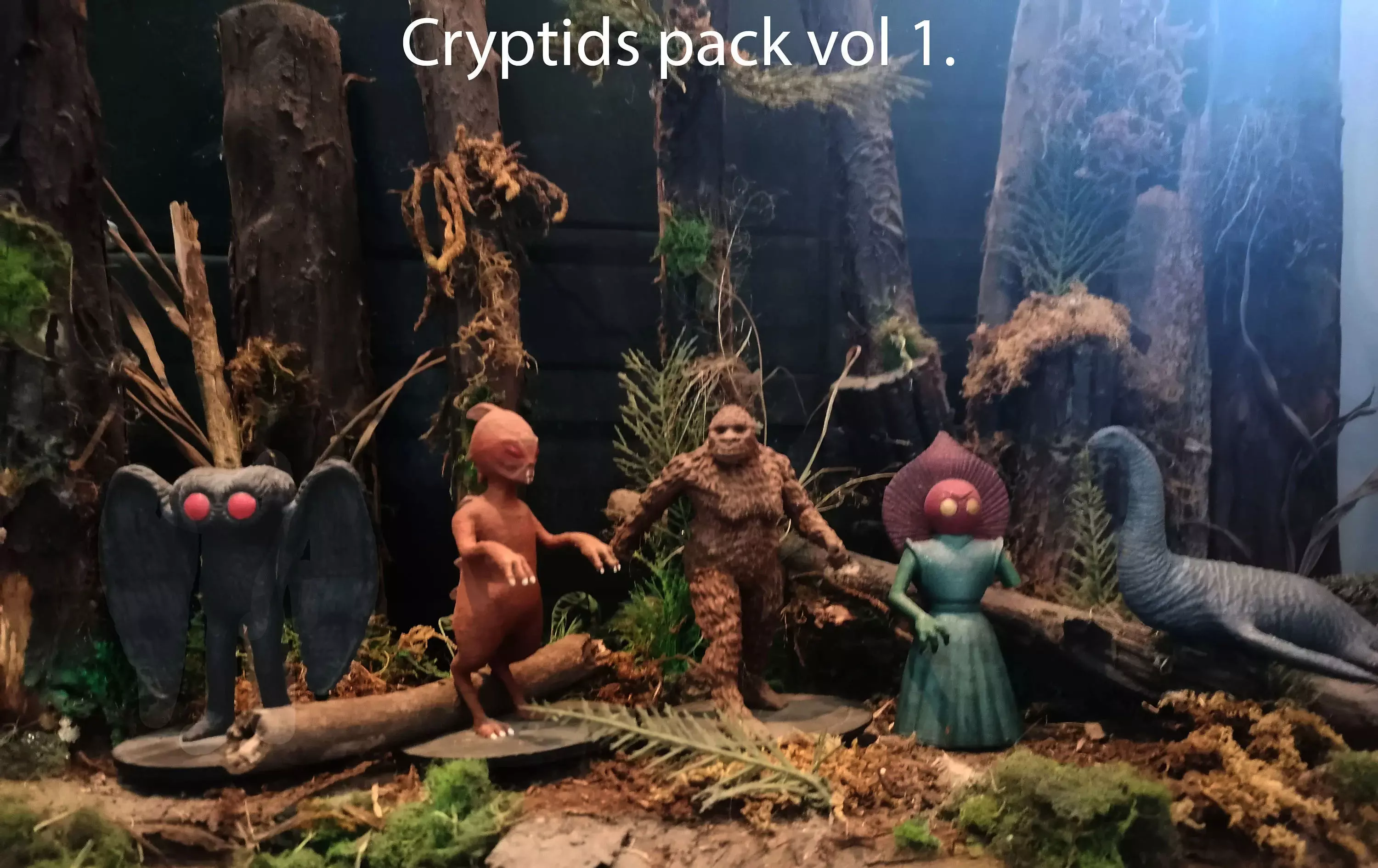 Cryptids figures vol 1 3D print model_0