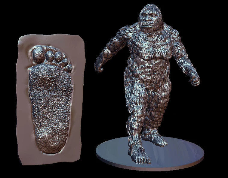 Cryptids figures vol 1 3D print model_6